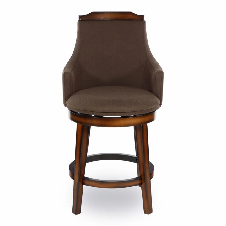 Dusty Counter Height Stool - Dark Brown