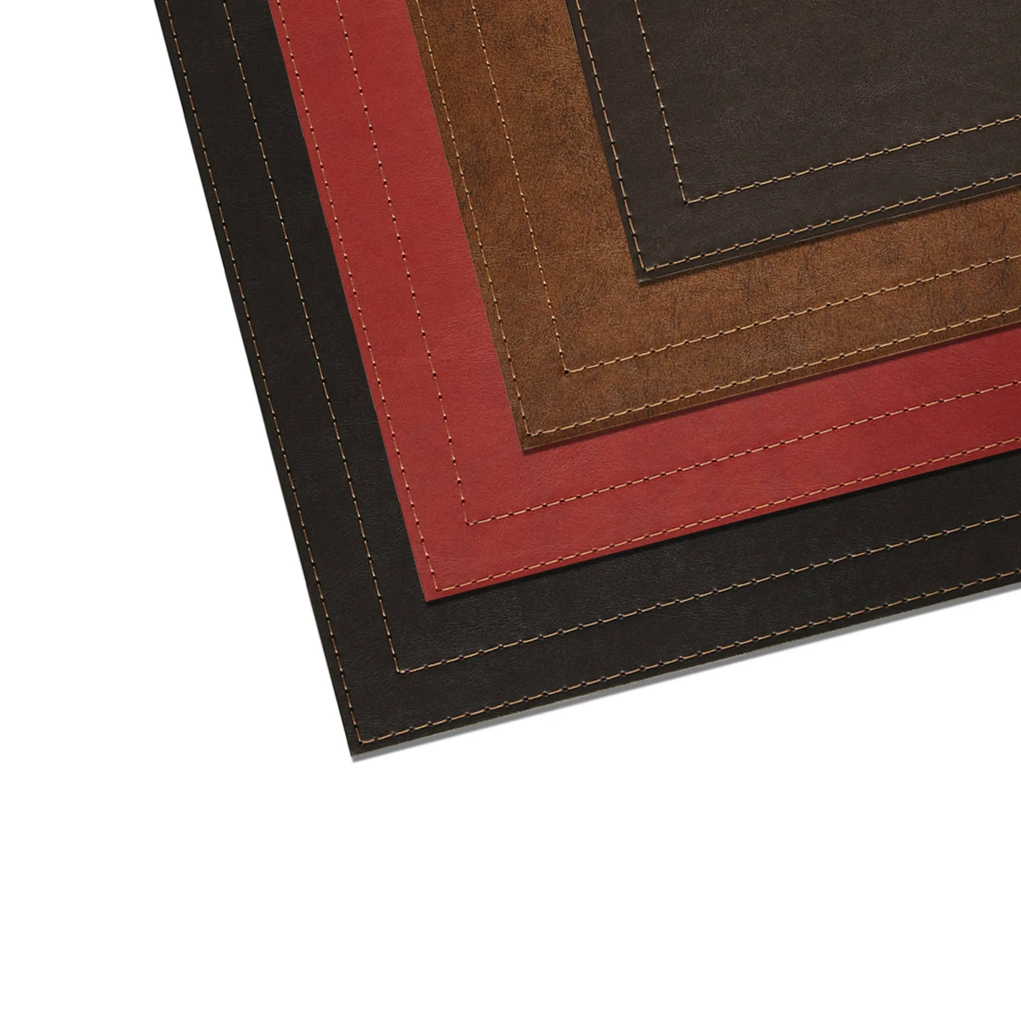 Elegant Luxe Vegan Leather Placemats