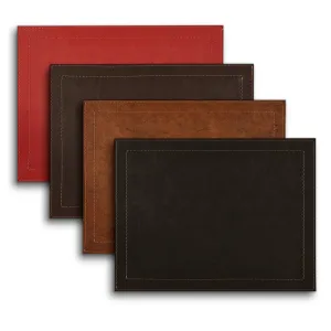 Elegant Luxe Vegan Leather Placemats blender, kitchen appliance