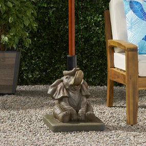 Elephant Umbrella Base - NH273213 cowhide rug, luxury rug