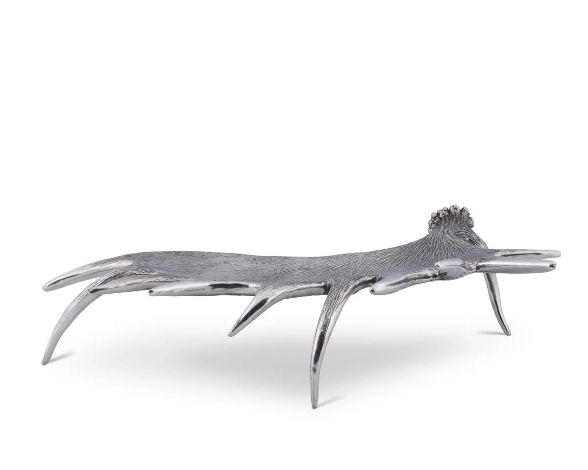 Elevated Antler Serving Tray toilet seat cover, slow close seat