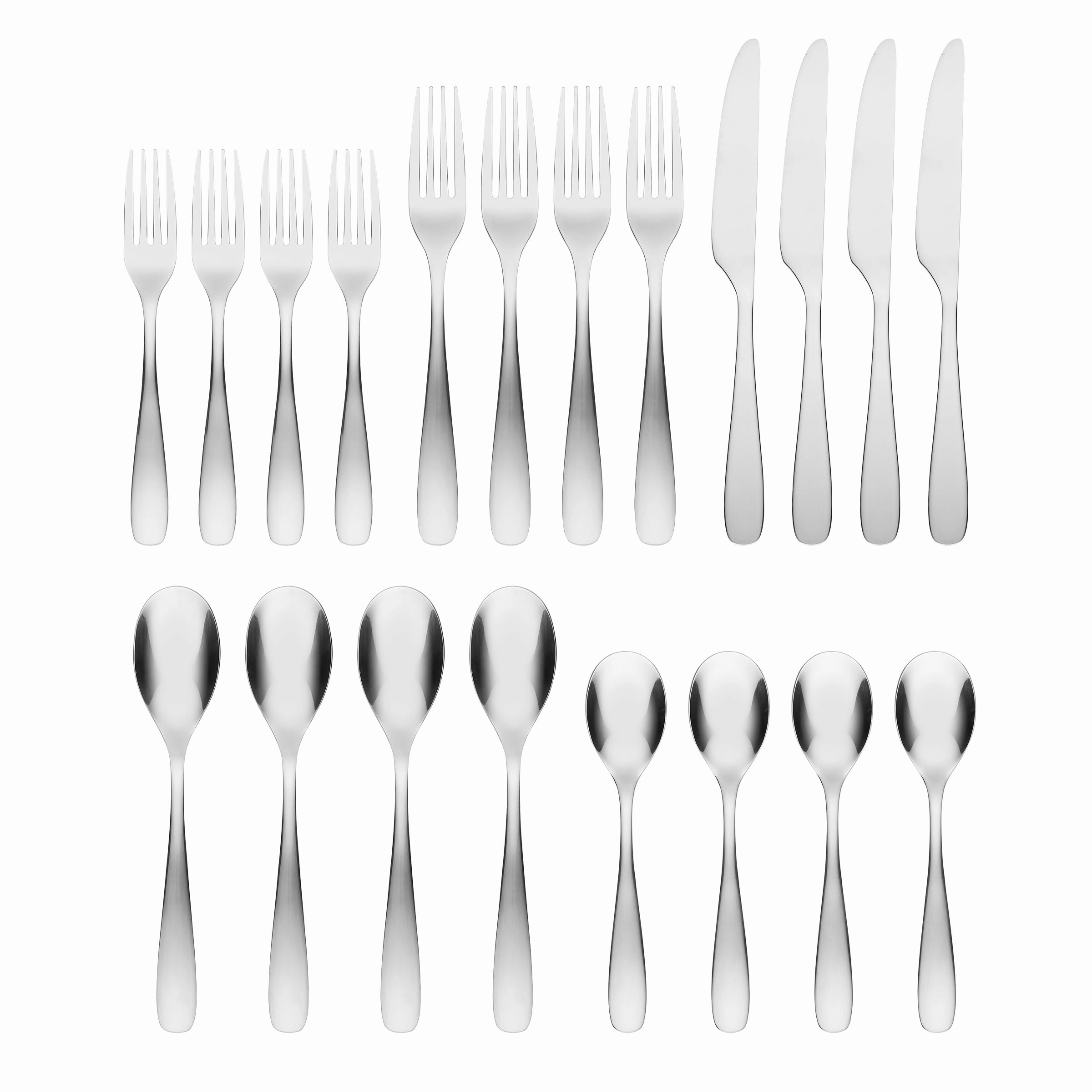 Eliana Mirror 20 Piece Flatware Set