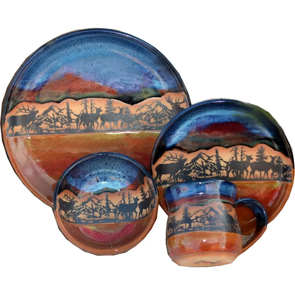 Elk Azul Pottery Dinnerware