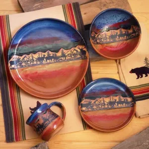 Elk Azul Pottery Dinnerware toilet seat cover, slow close seat