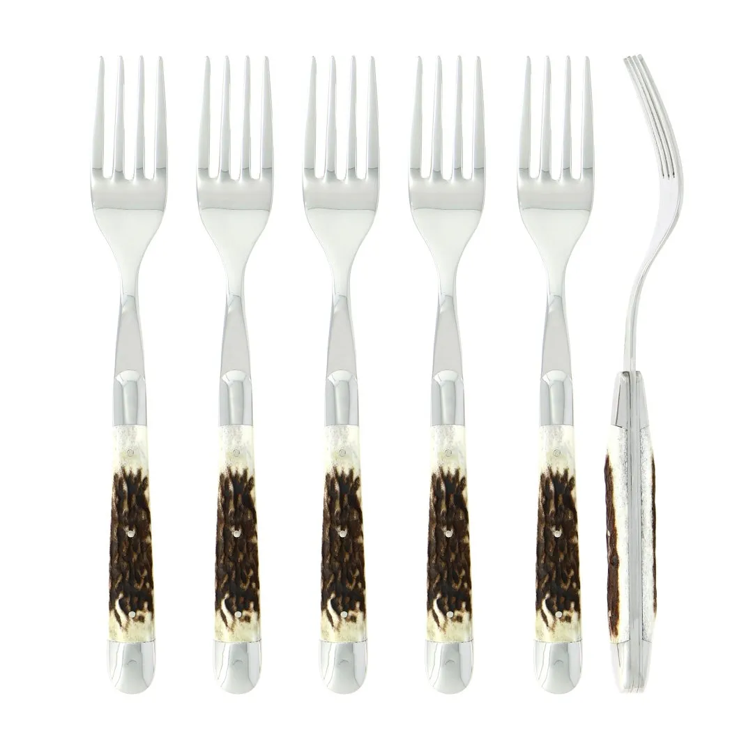 Elk Horn Shiny Finish Fork Sets toilet seat cover, slow close seat