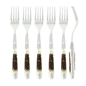 Elk Horn Shiny Finish Fork Sets toilet seat cover, slow close seat