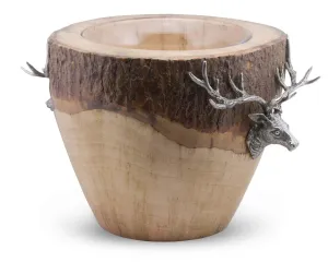 Elk Lodge Ice Bucket shower curtain, waterproof liner