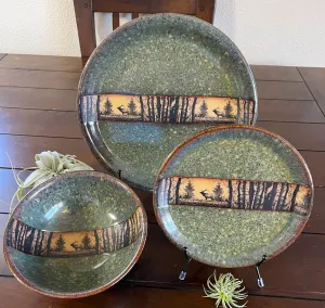 Elk Ridge Pottery Dinnerware toilet seat cover, slow close seat