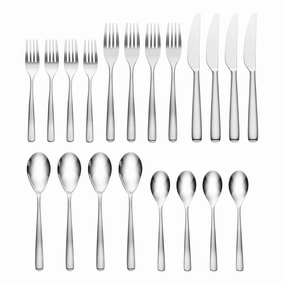 Ella Satin Fade 20 Piece Flatware Set