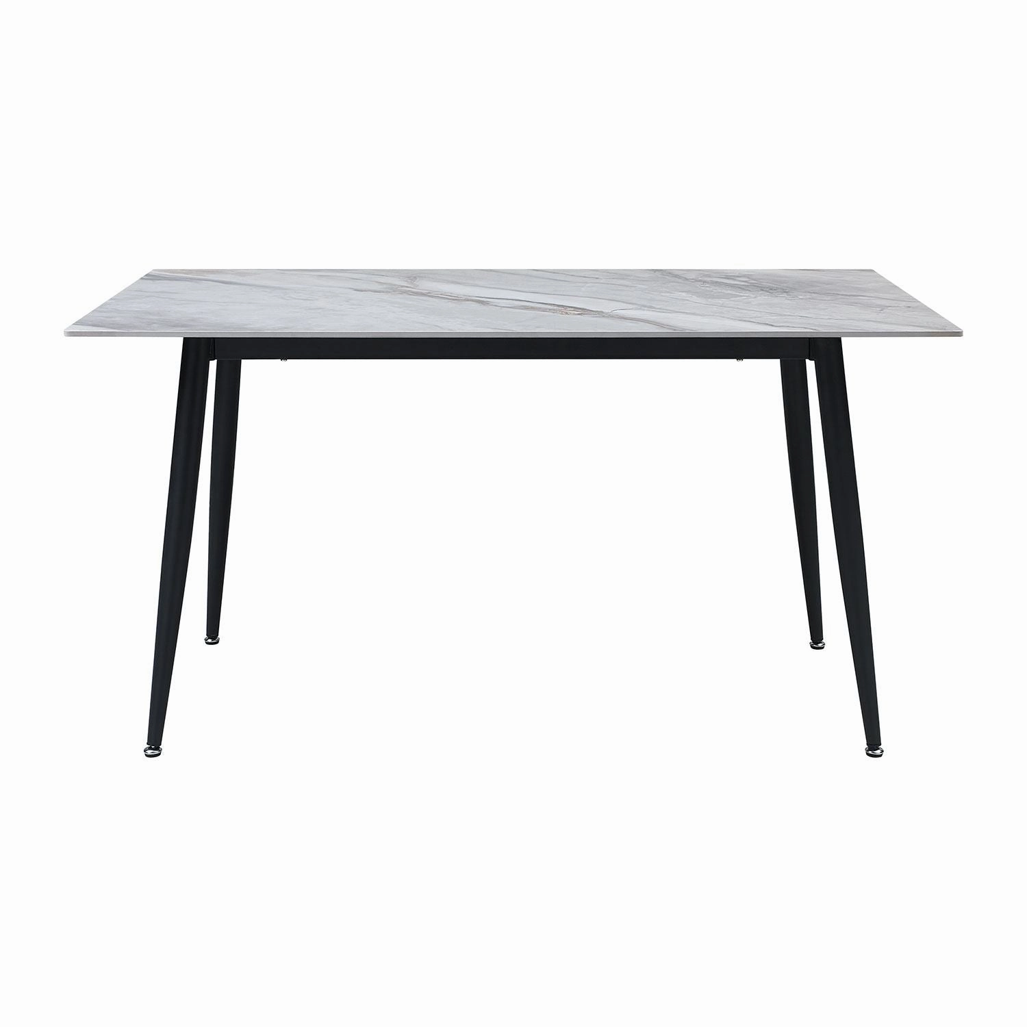 Emberly 5-Piece Sintered Dining Set - Beige, Black