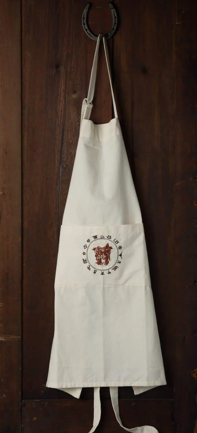 Embroidered Boots & Saddle Kitchen Apron blender, kitchen appliance