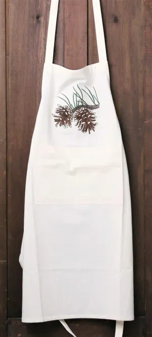 Embroidered Green Pines Kitchen Apron blender, kitchen appliance
