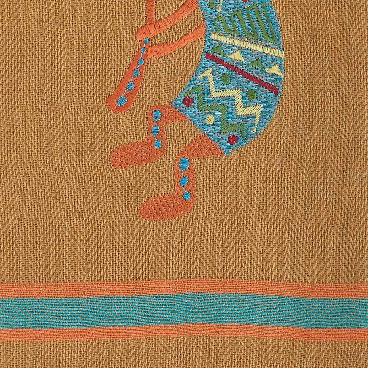 Embroidered Kokopeli Kitchen Towels