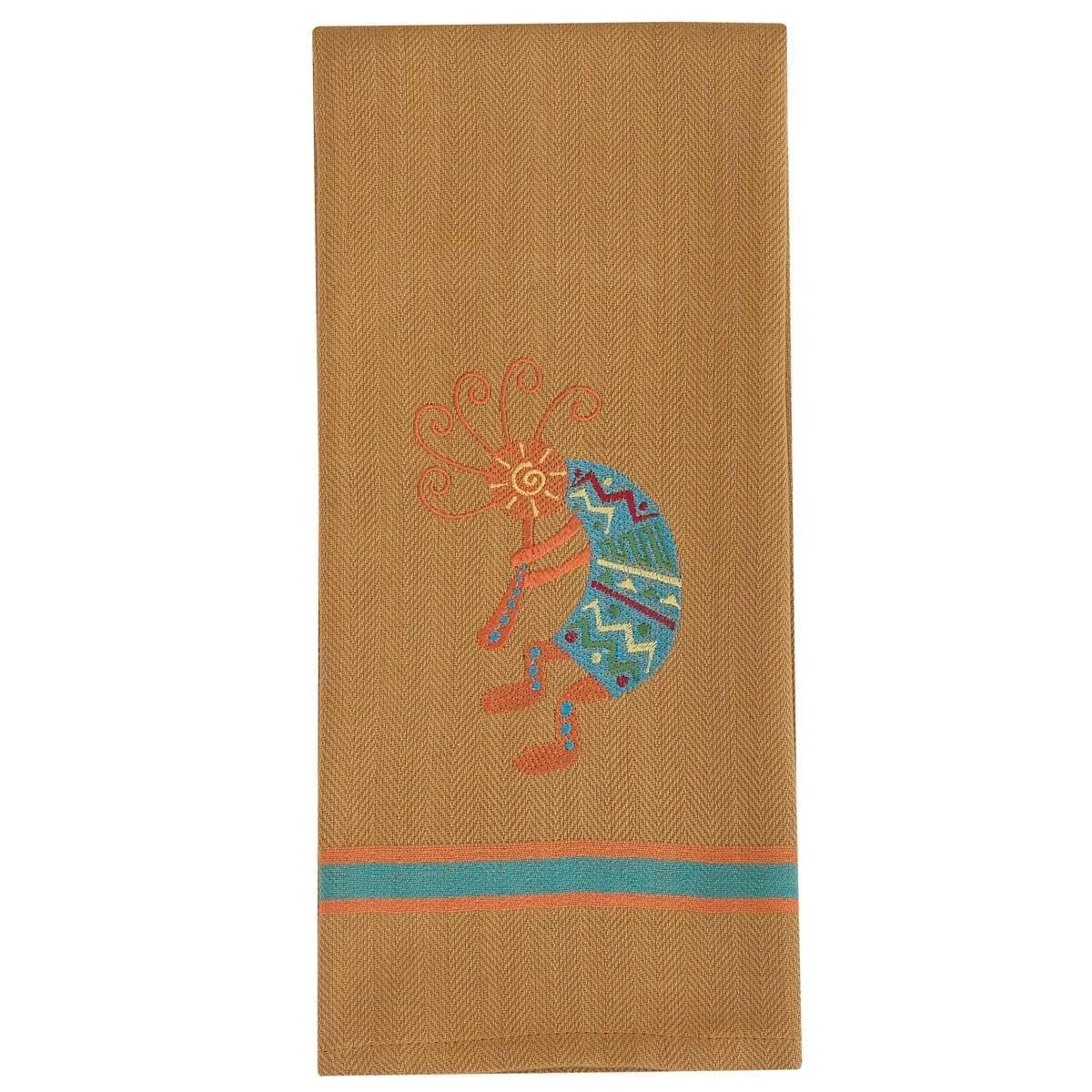 Embroidered Kokopeli Kitchen Towels