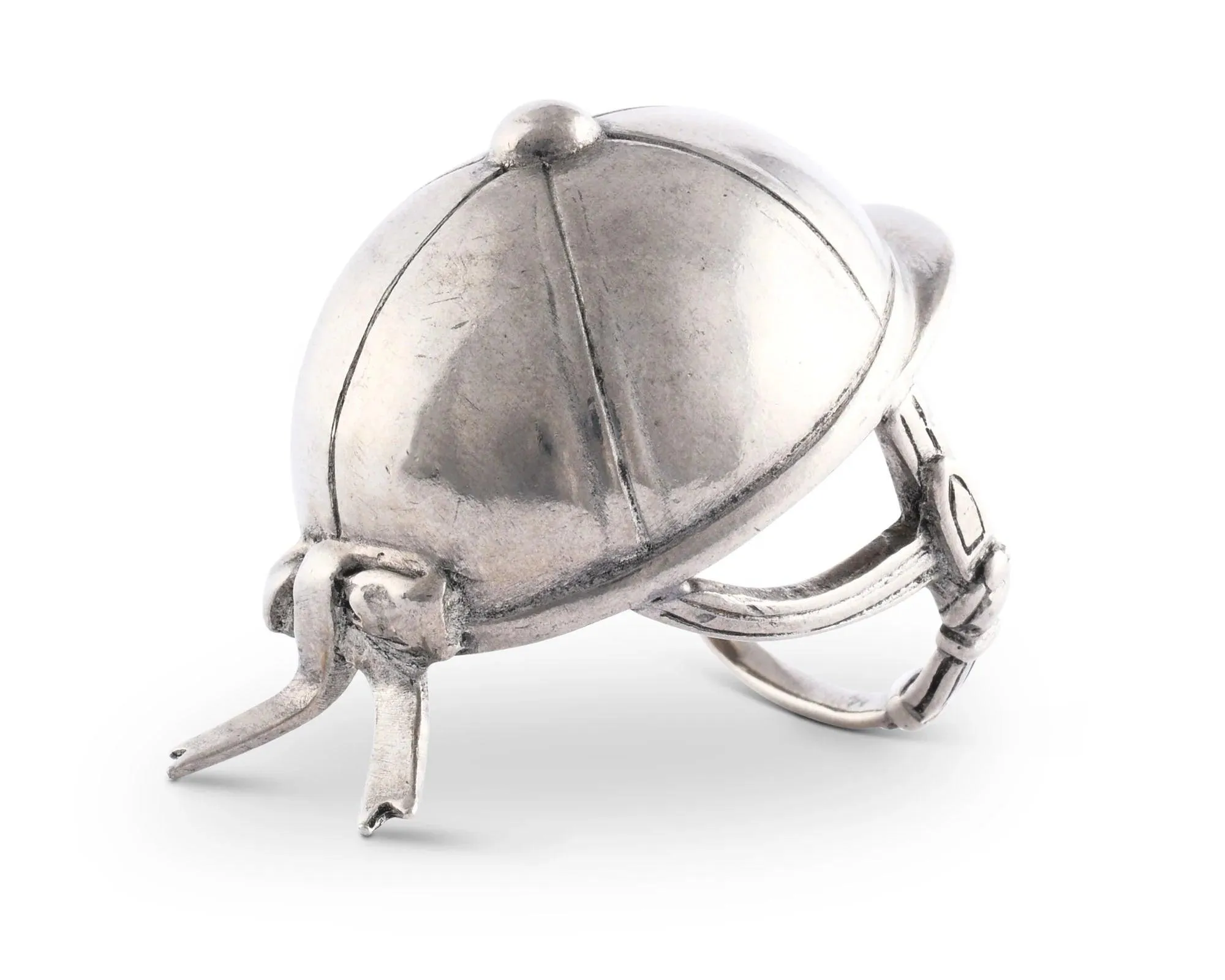 English Riding Helmet Napkin Ring