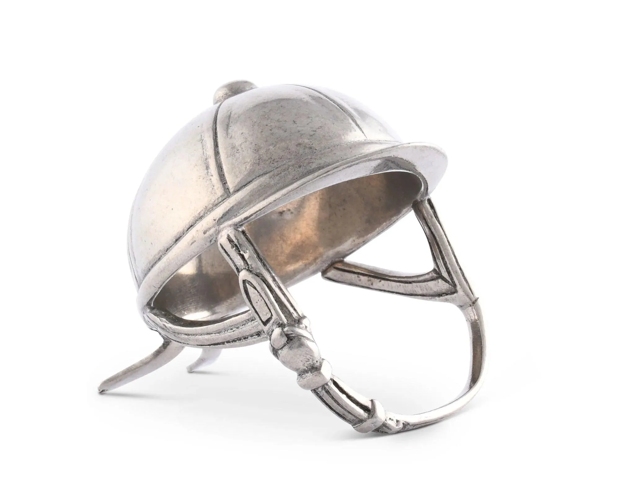 English Riding Helmet Napkin Ring