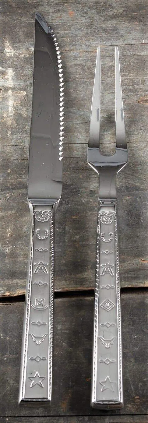 Engraved Rope & Brands Stainless Serving Set
