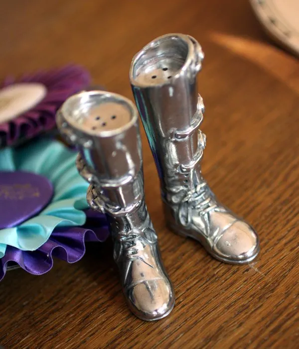 Equestrian Field Boot Salt & Pepper Shakers