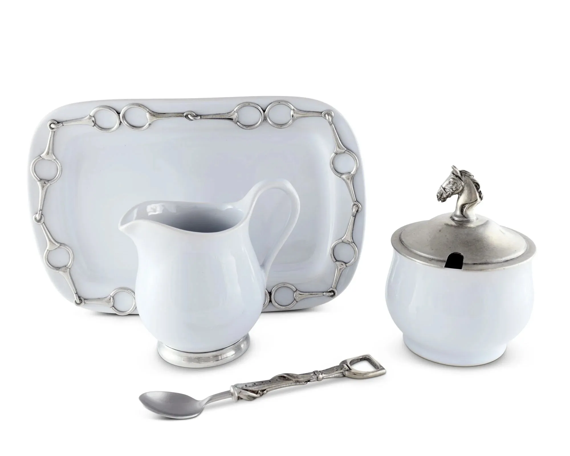 Equestrian Sugar & Creamer Set