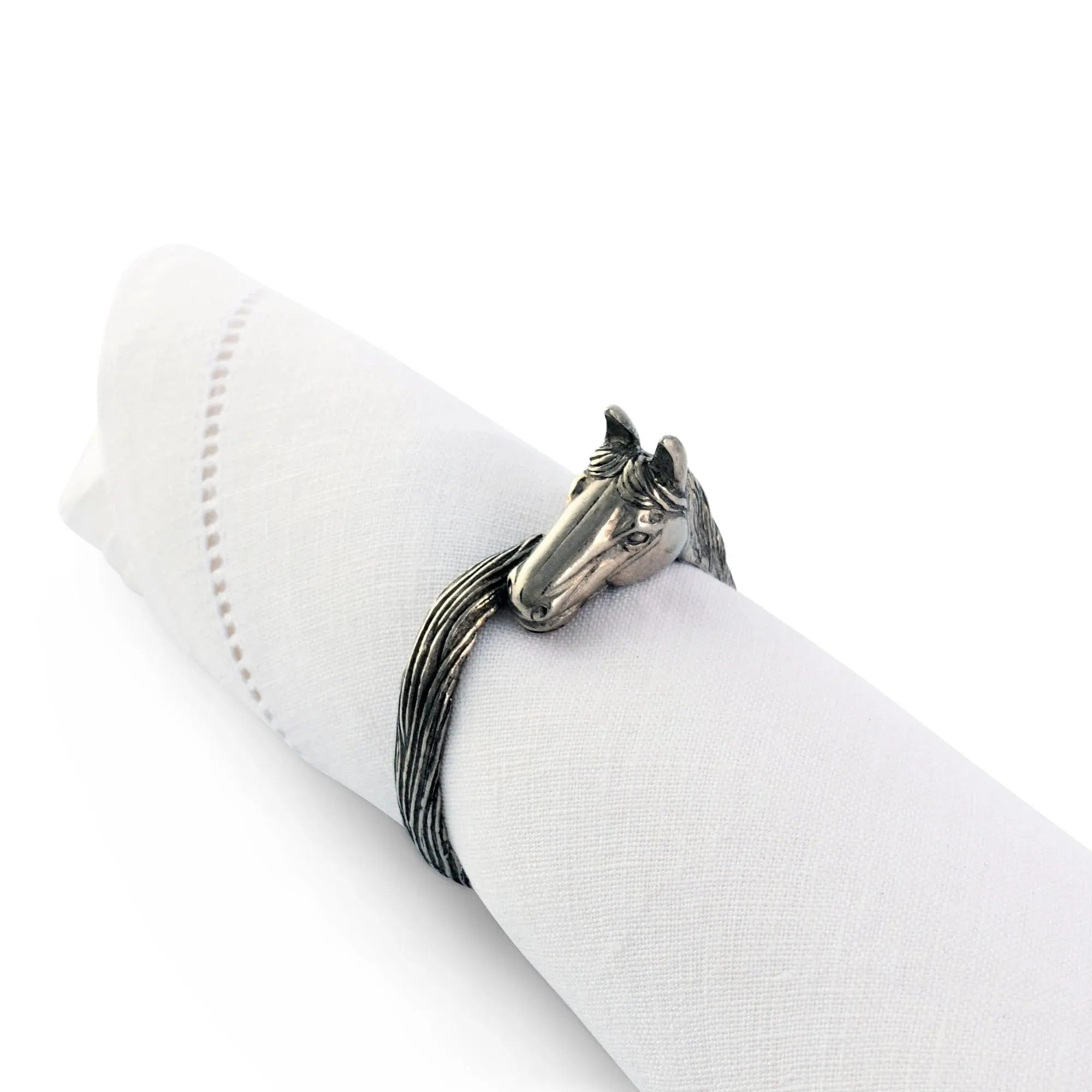 Equine Pewter Napkin Ring