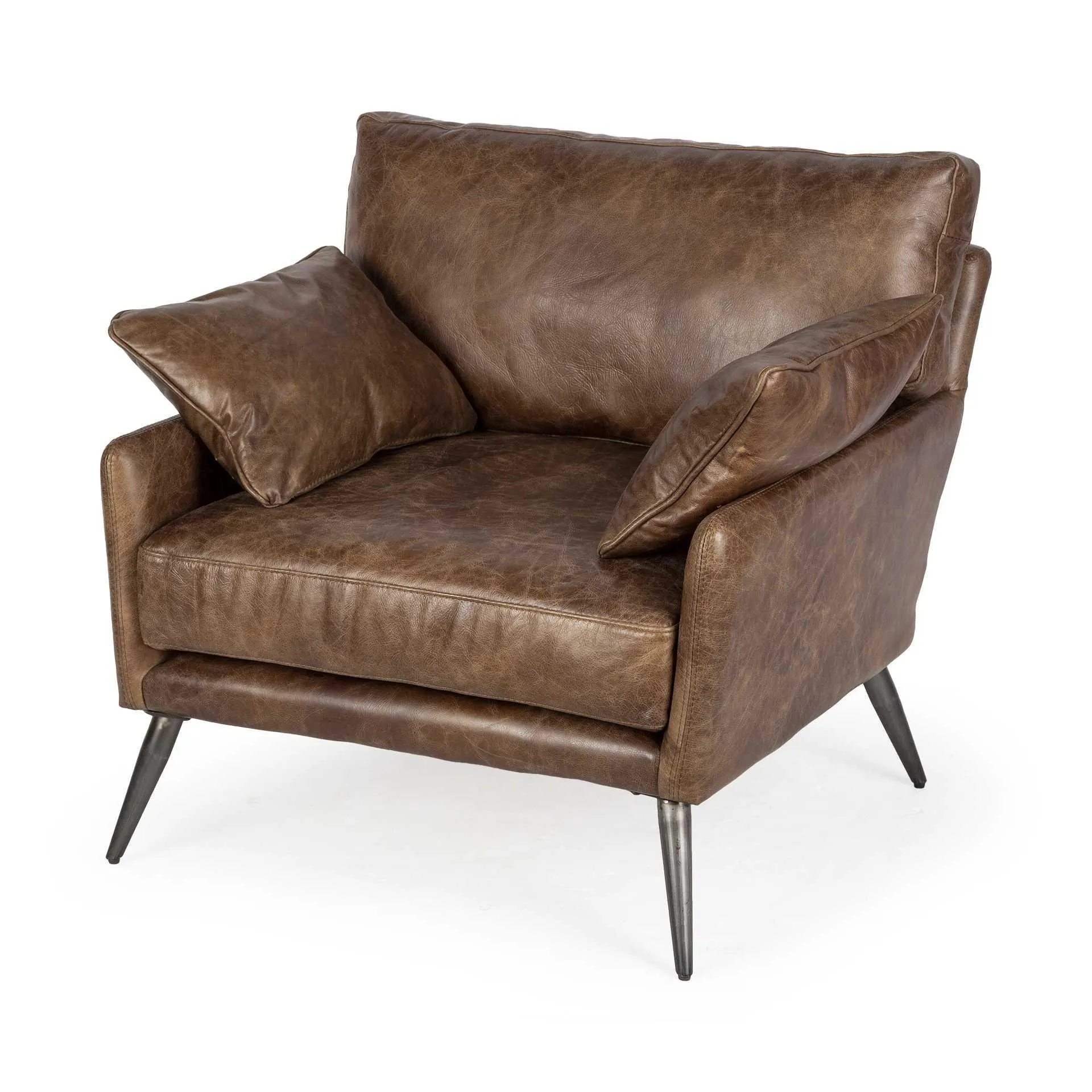 Espresso Brown Wide Leather Accent Chair vanity mirror, wall mirror