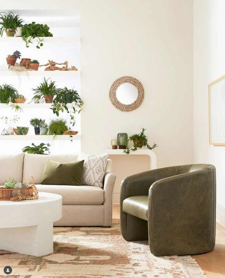 Eve leather Accent Chair