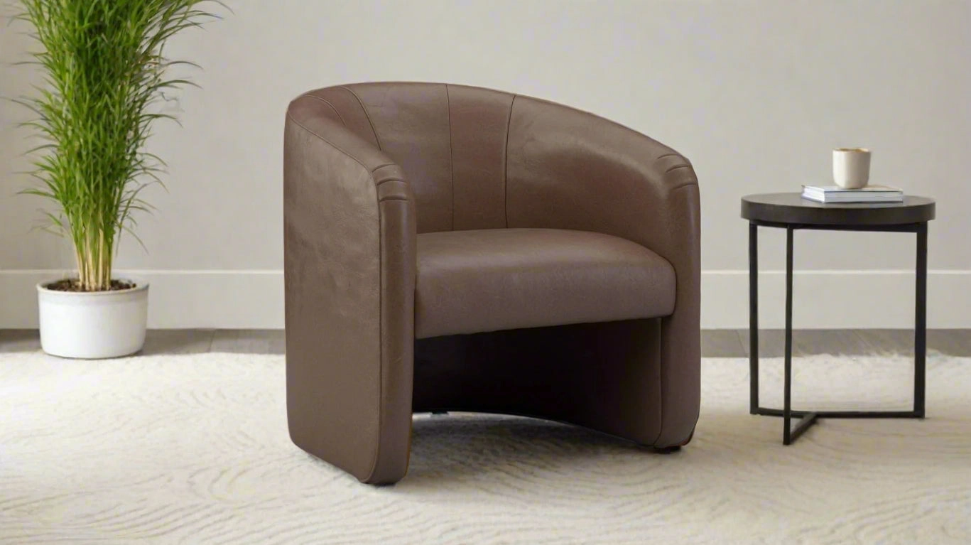 Eve leather Accent Chair