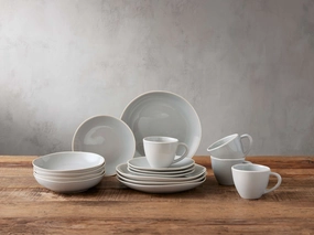 Evora Dinnerware with Pasta Bowls (Set of 16)