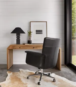 Executive Black Leather Desk Chair gaming chair, computer chair