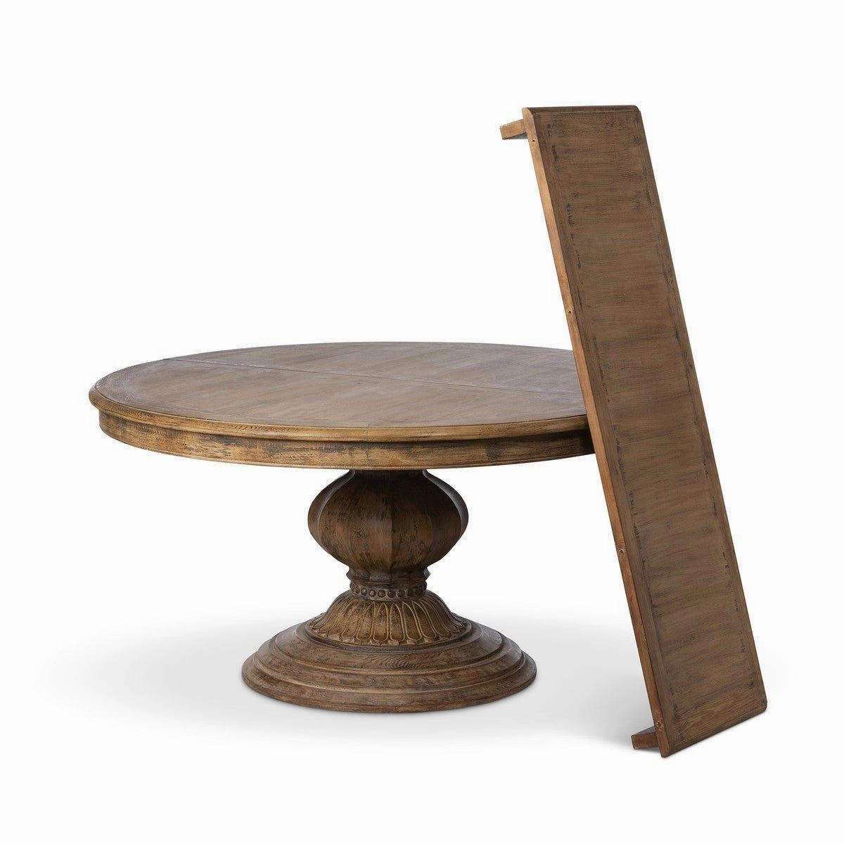 Extendable Pedestal Dining Table