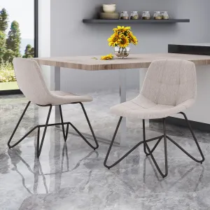 Fabric Dining Chair (Set of 2) - NH387013 dining table set, 6-piece dining set
