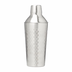 Faceted Stainless Steel Cocktail Shaker