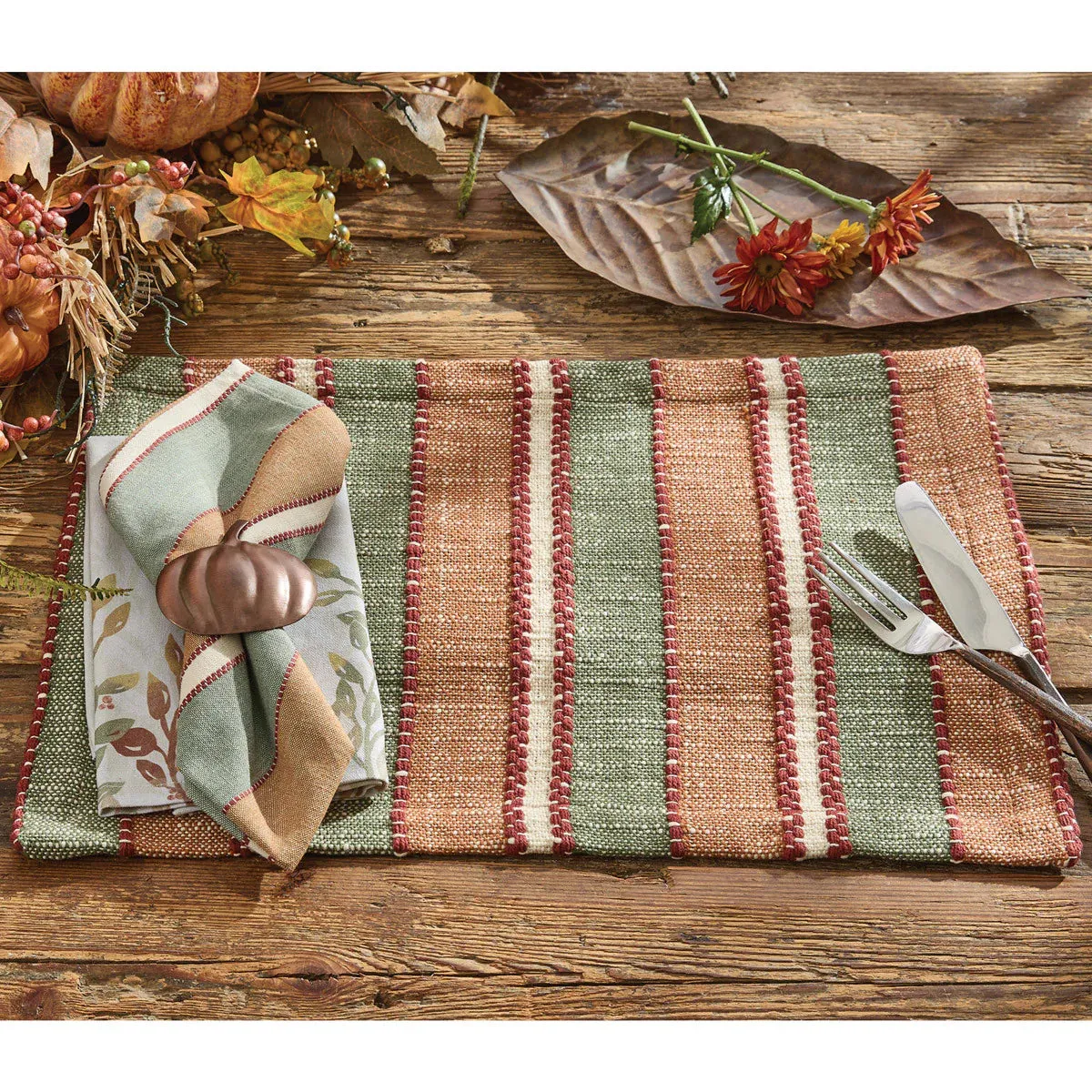Fall Stripe Placemats blender, kitchen appliance