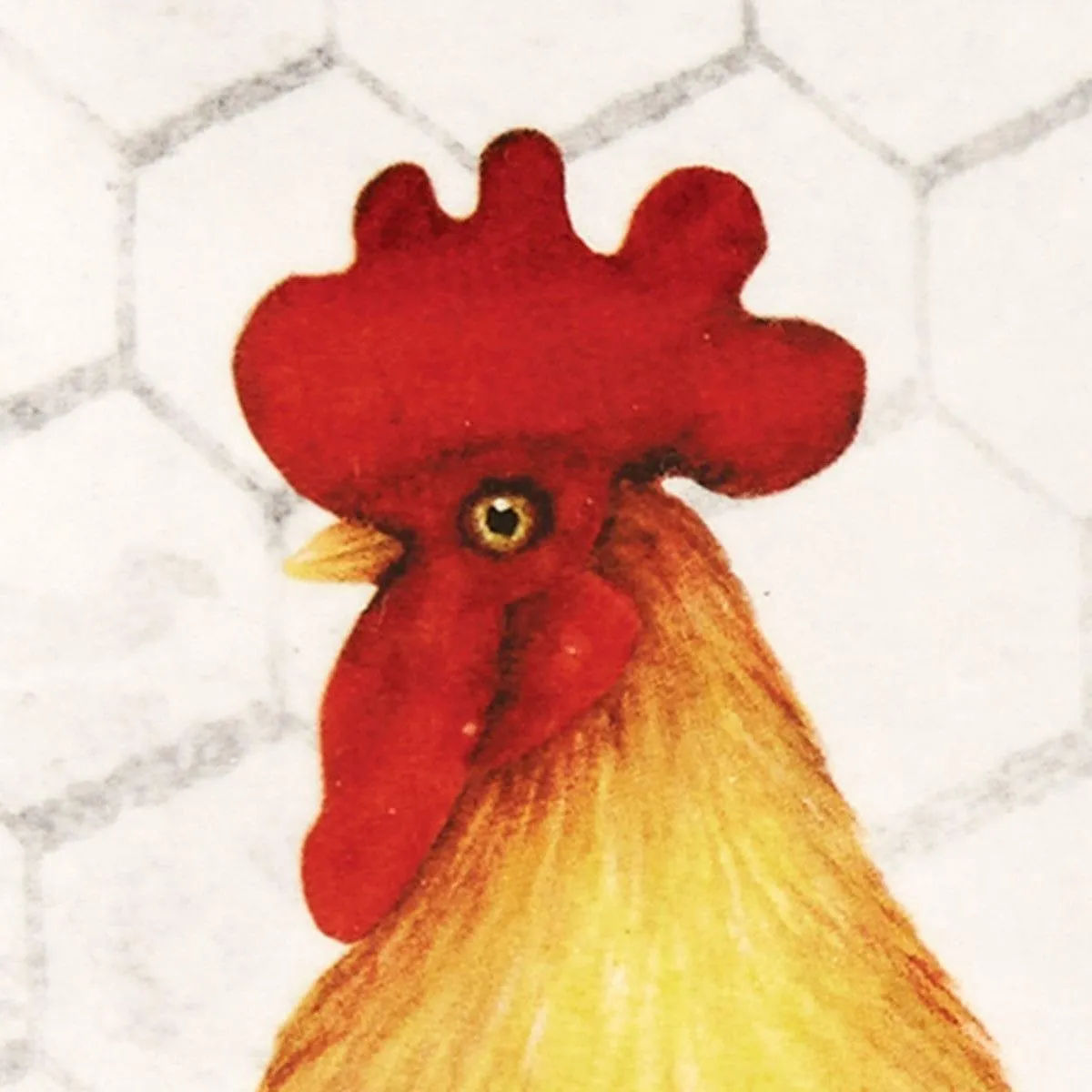 Farm Check Rooster Dinnerware
