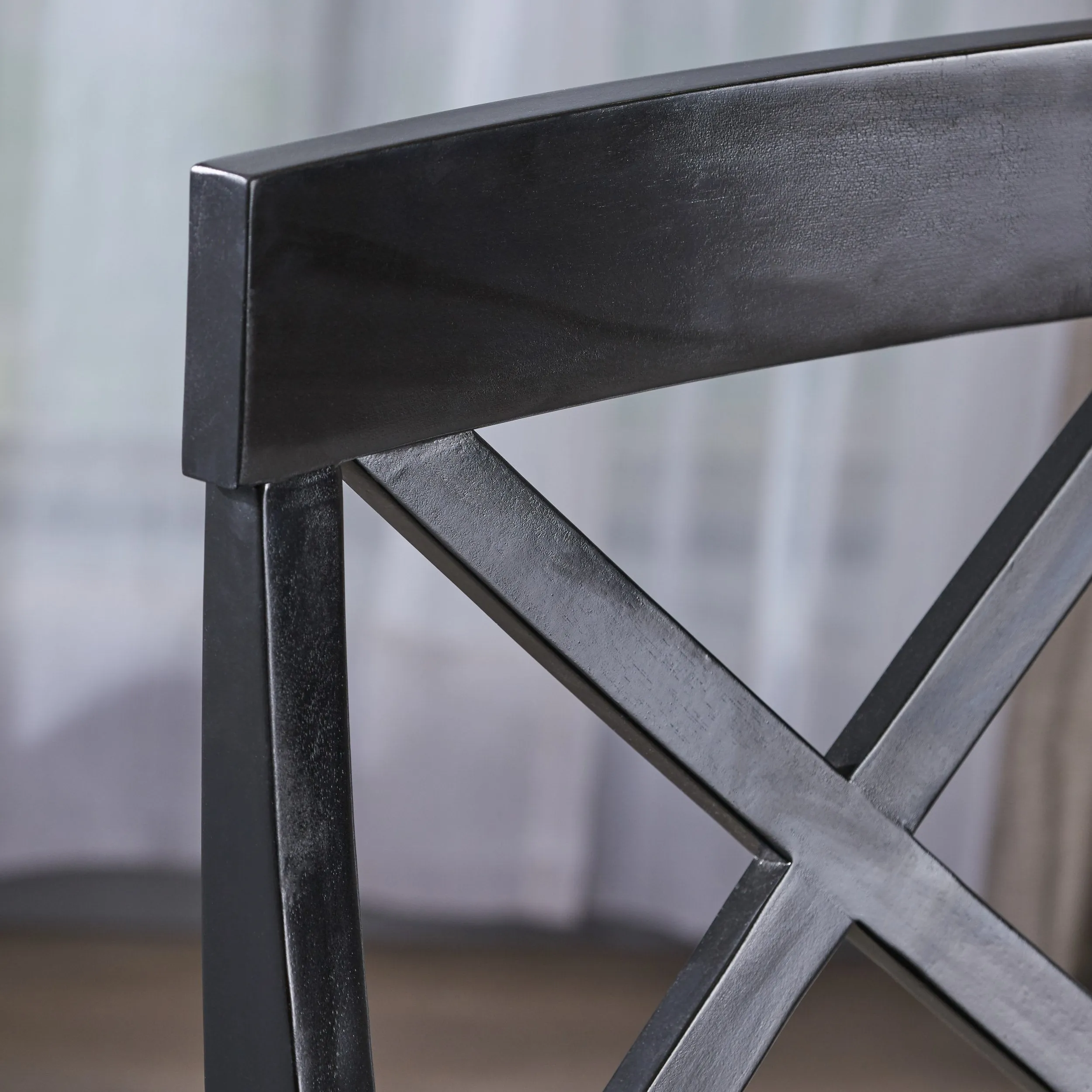 Farmhouse  Acacia Wood Dining Chairs (Set of 2) - NH058303