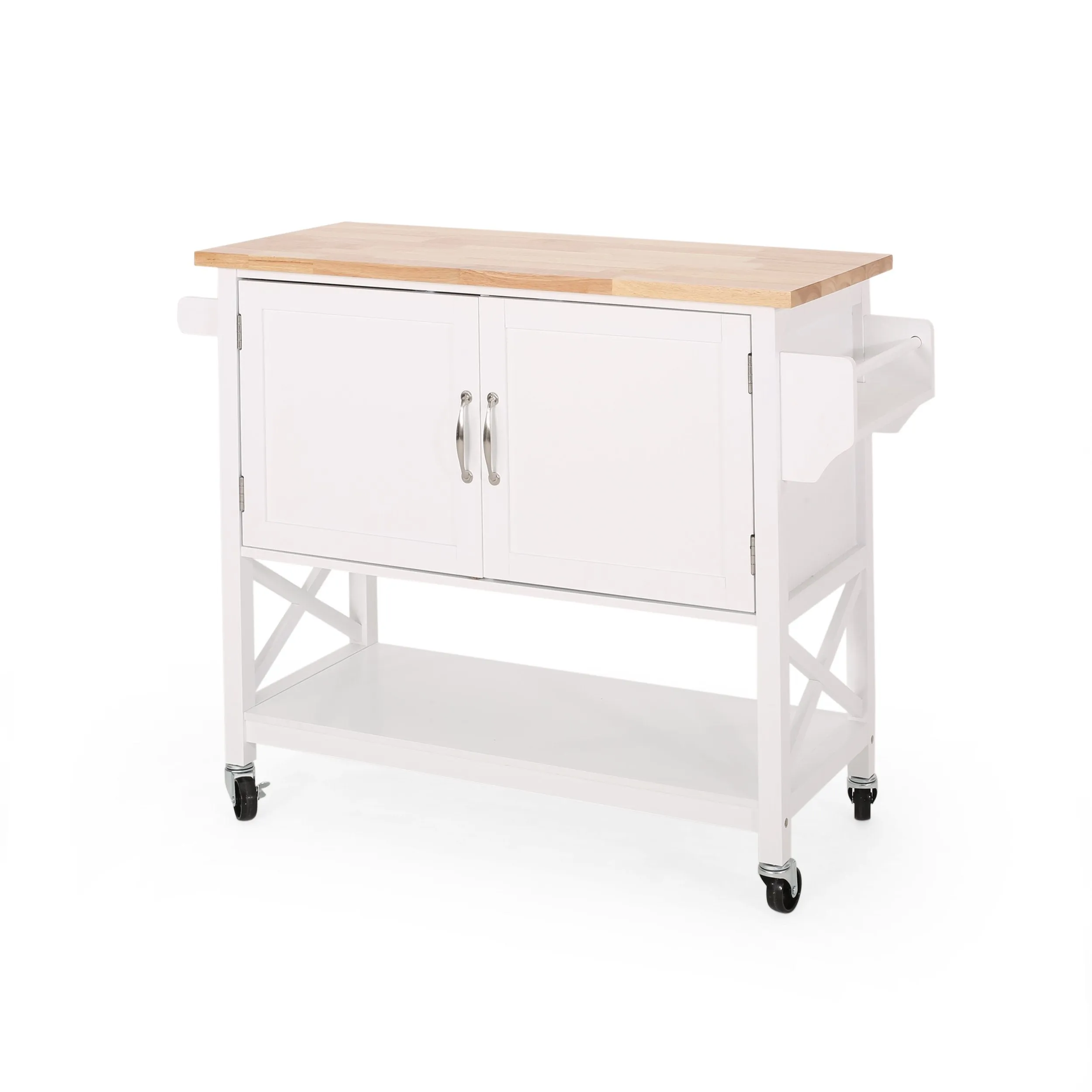 Farmhouse Kitchen Cart with Wheels - NH343213