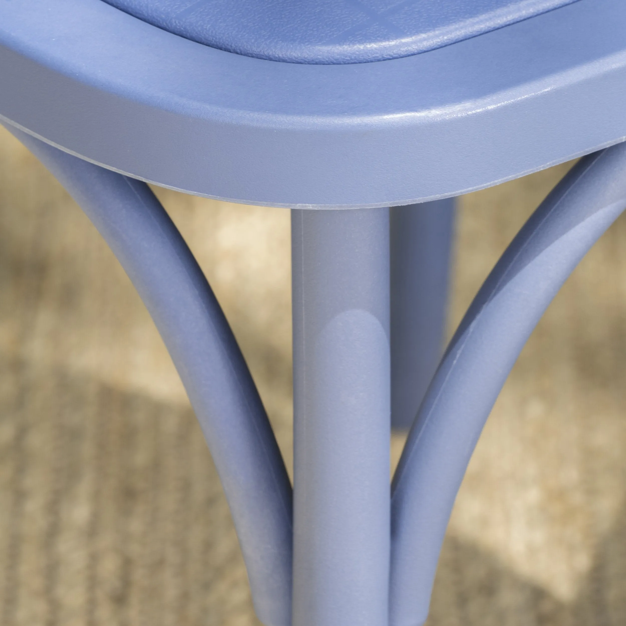 Farmhouse Outdoor X-Back Plastic Nylon Dining Chairs (Set of 2) - NH218103