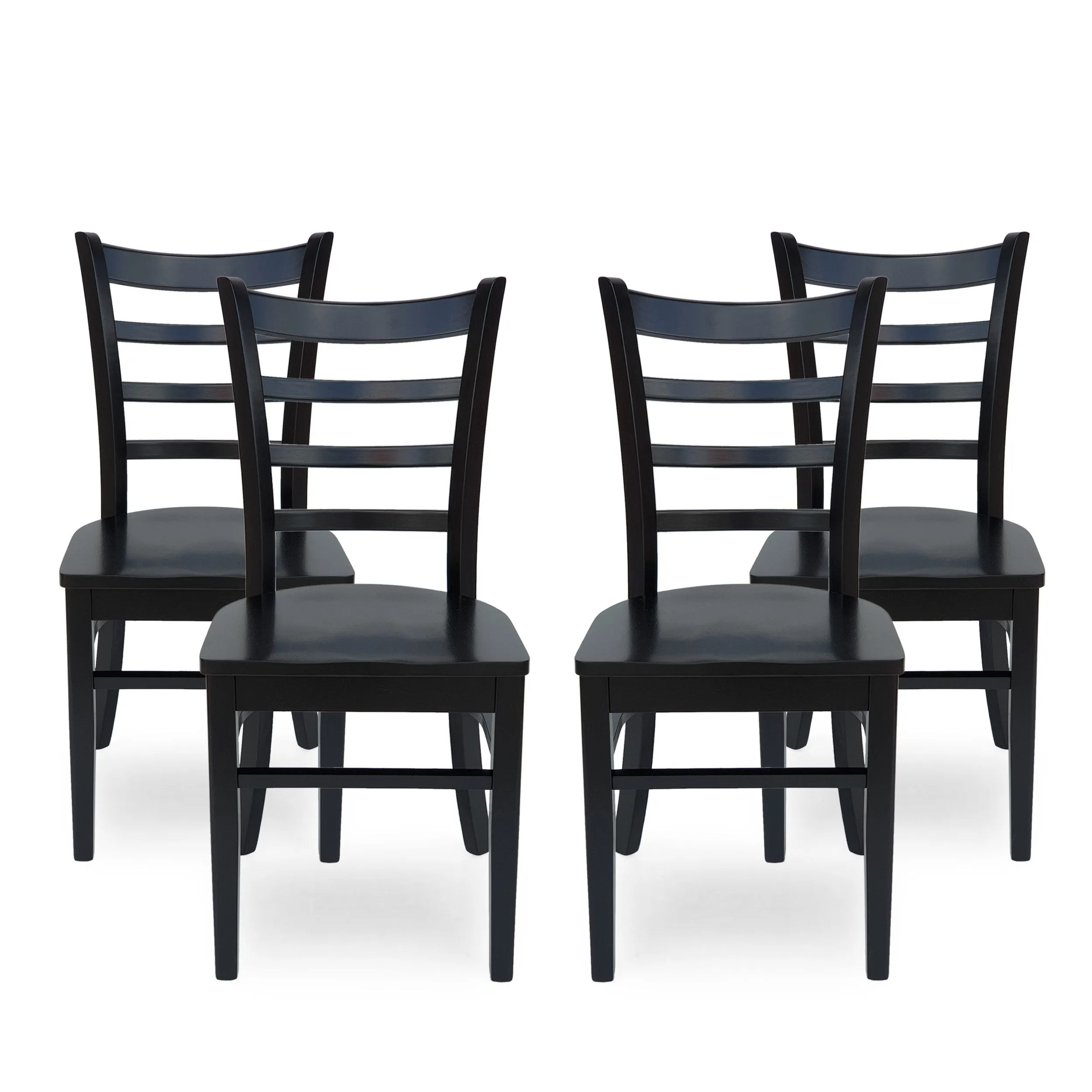 Farmhouse Wooden Dining Chairs (Set of 4) - NH786313 dining table set, 6-piece dining set