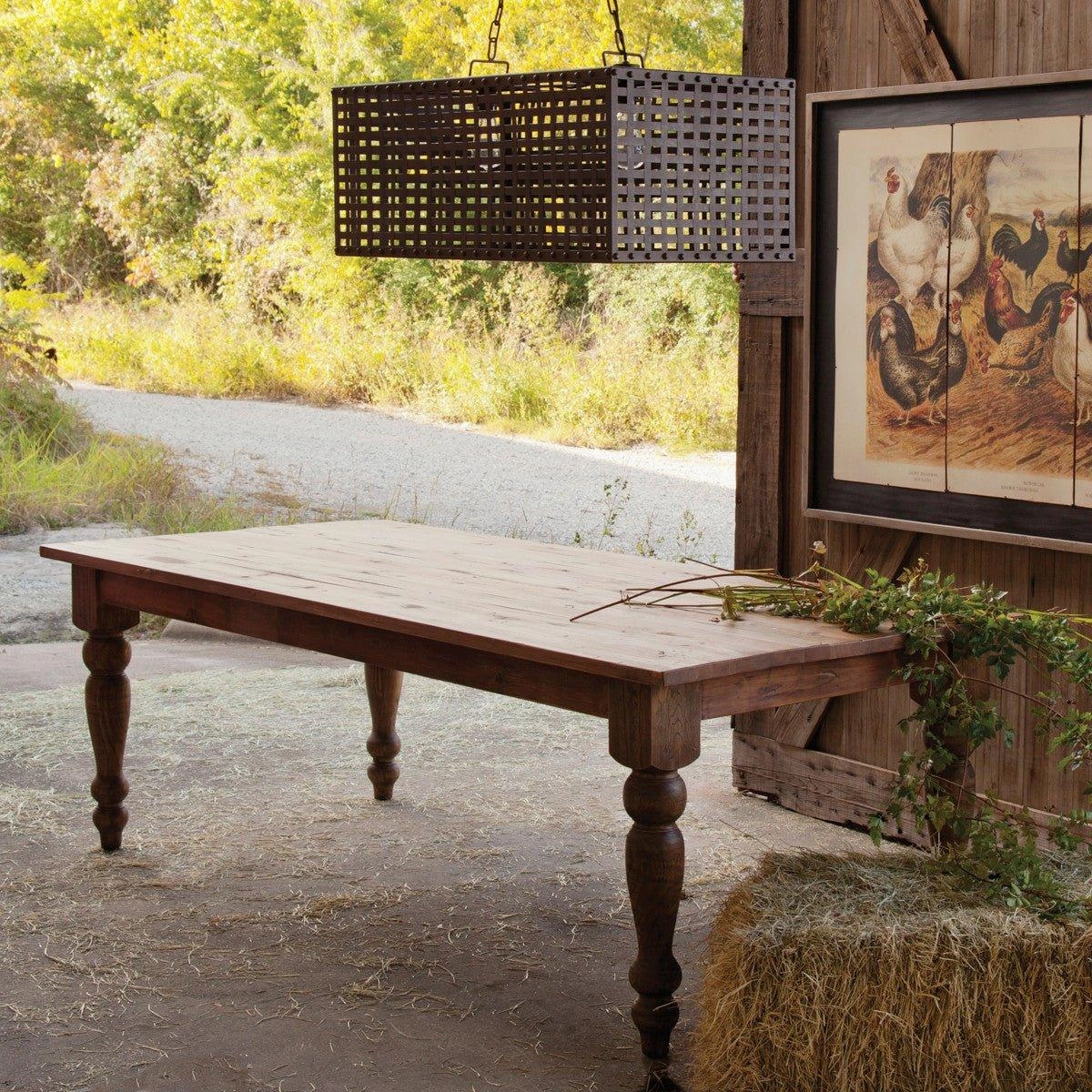 Farmhouse Gathering Table glassware set, wine glass