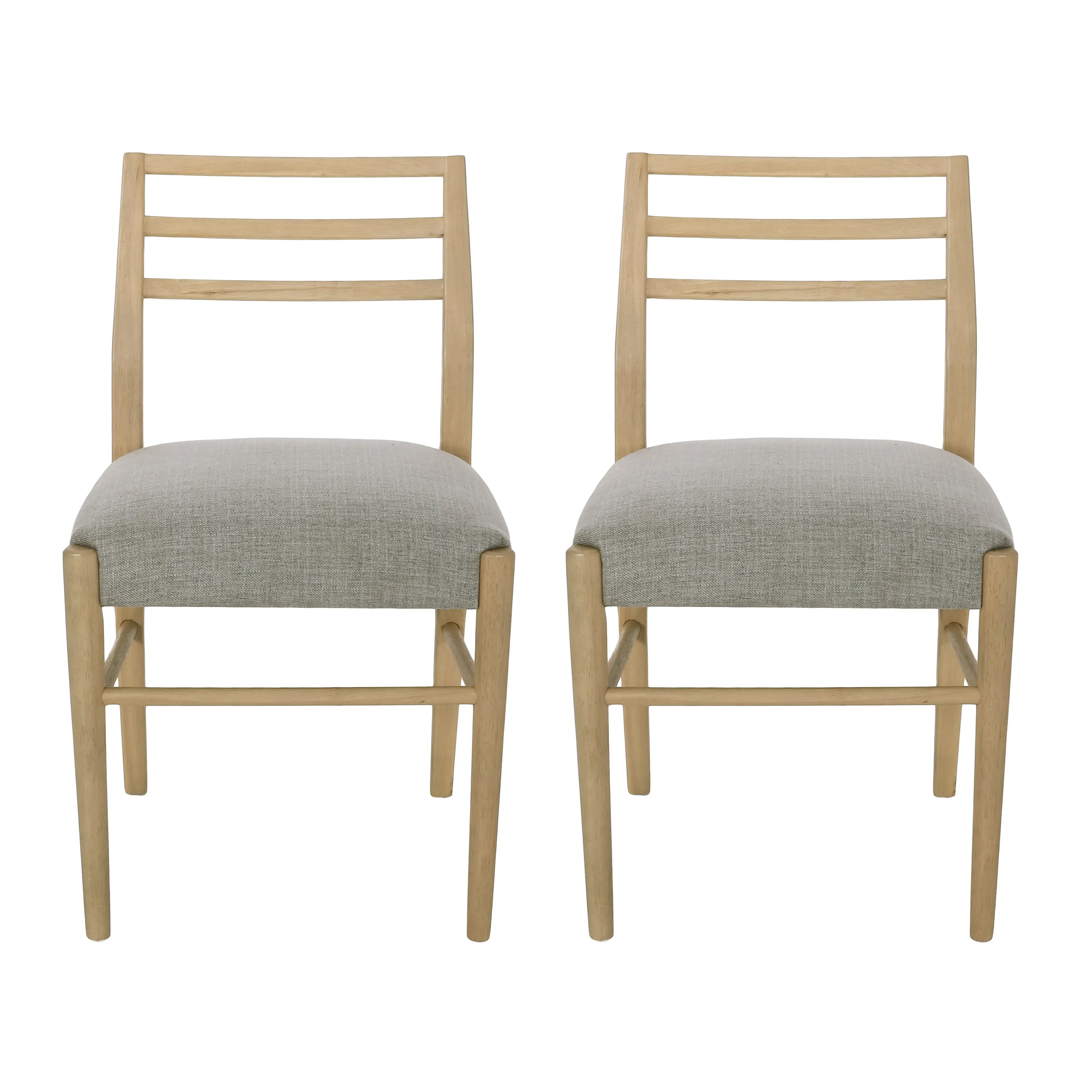 Felly Farmhouse Fabric Upholstered Wood Dining Chairs, Set of 2 dining table set, 6-piece dining set
