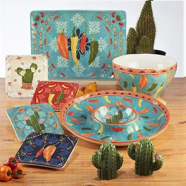 Fiesta Cactus Salt & Pepper Shakers