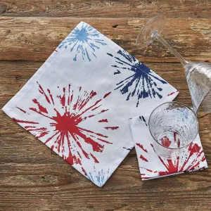 Fireworks Napkin Set blender, kitchen appliance