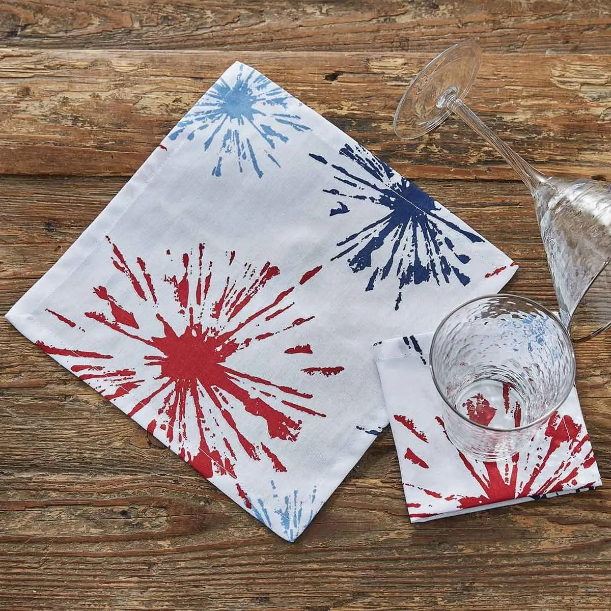 Fireworks Napkin Set blender, kitchen appliance