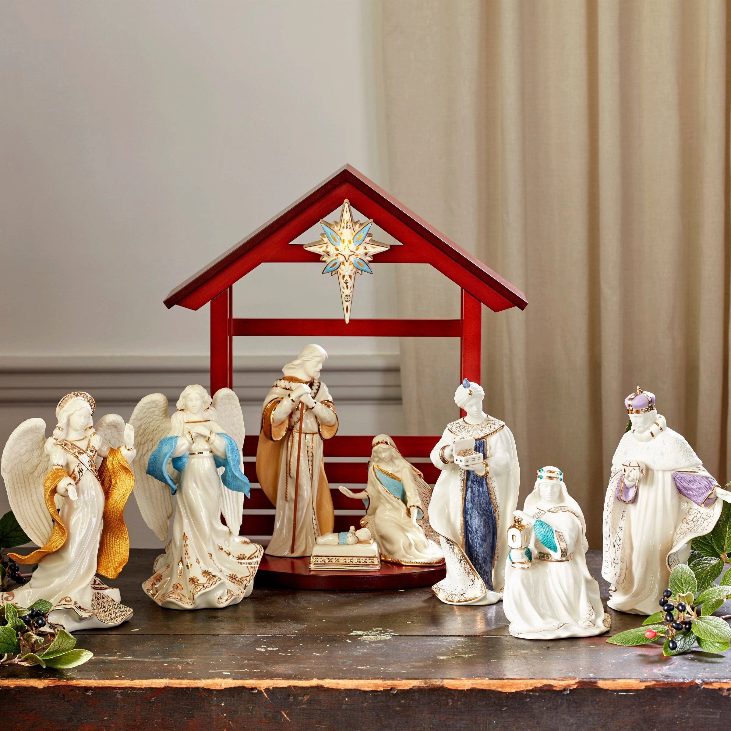 First Blessing Nativity 10-Piece Figurine Set