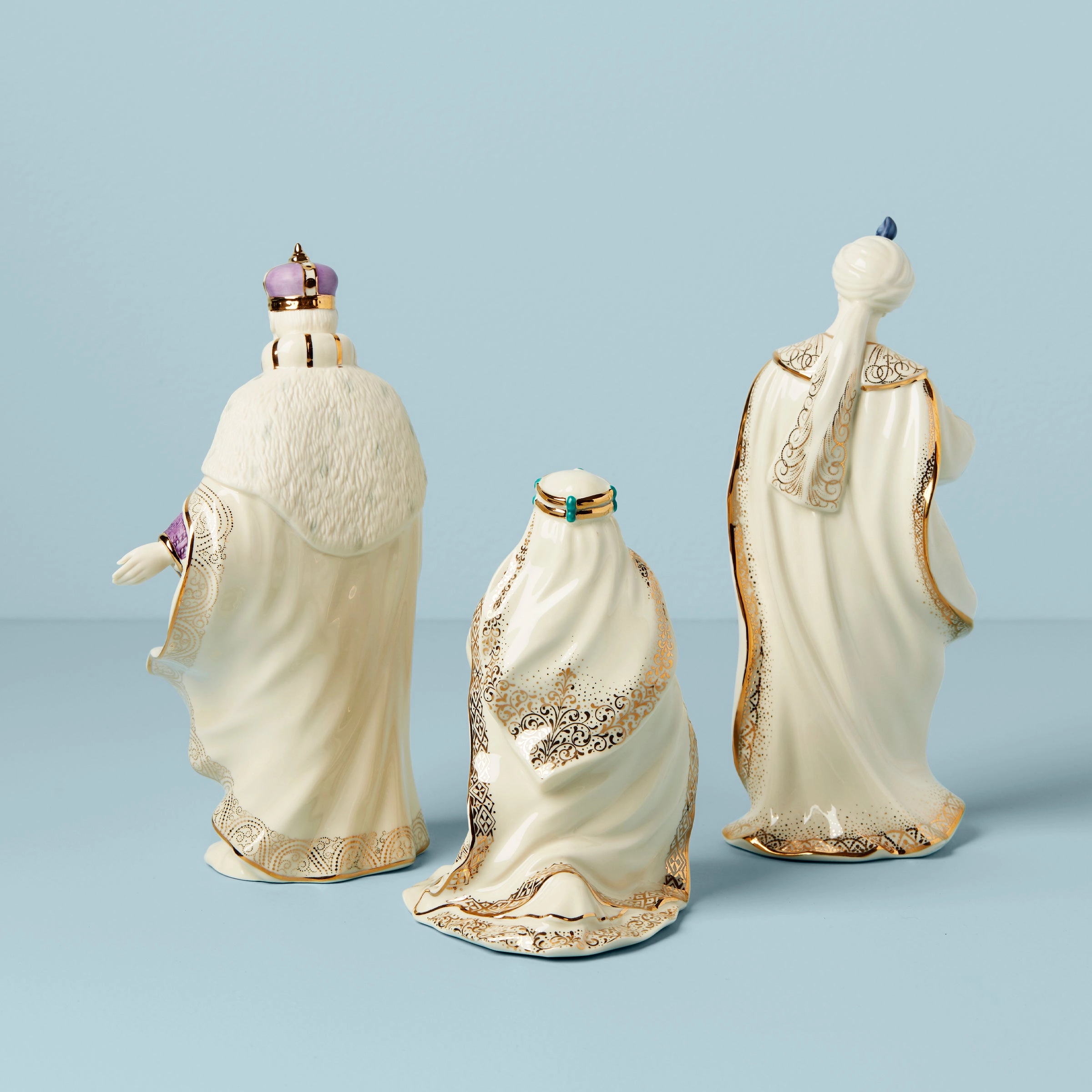 First Blessing Nativity Three Kings Figurine Set