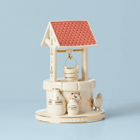 First Blessing Nativity Town Water Well Figurine