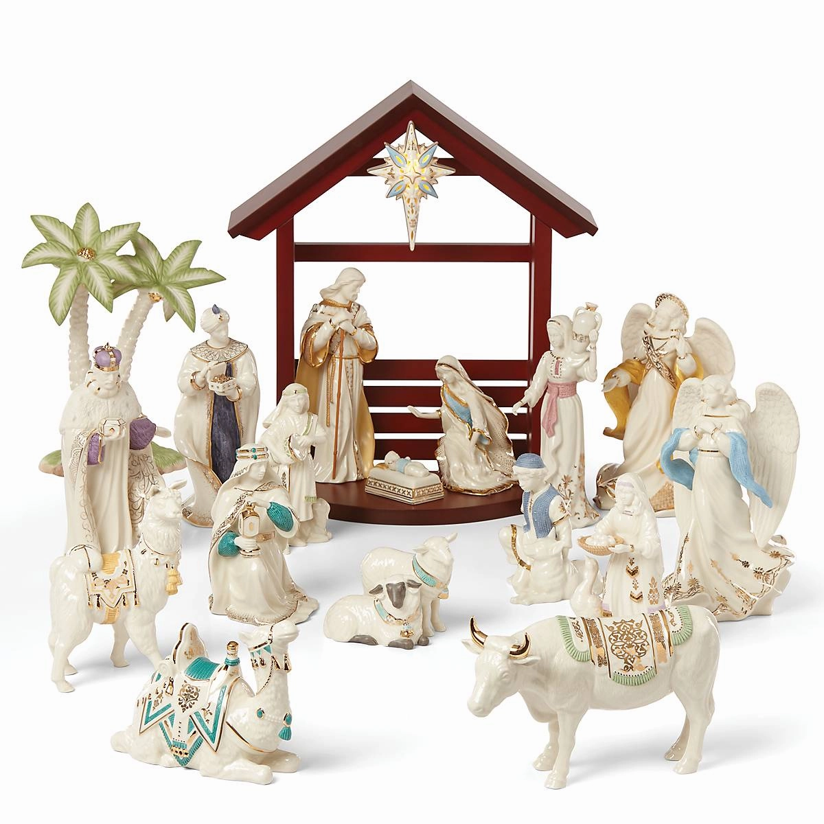 First Blessing Nativity Woman & Jug Figurine