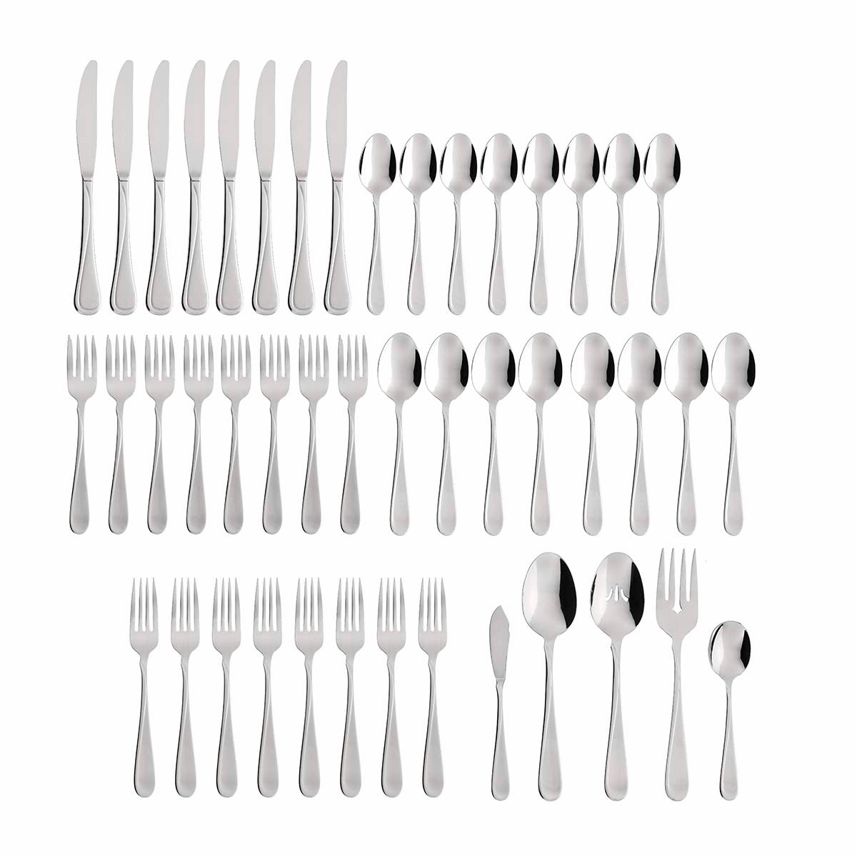 Flight 45 Piece Flatware Set
