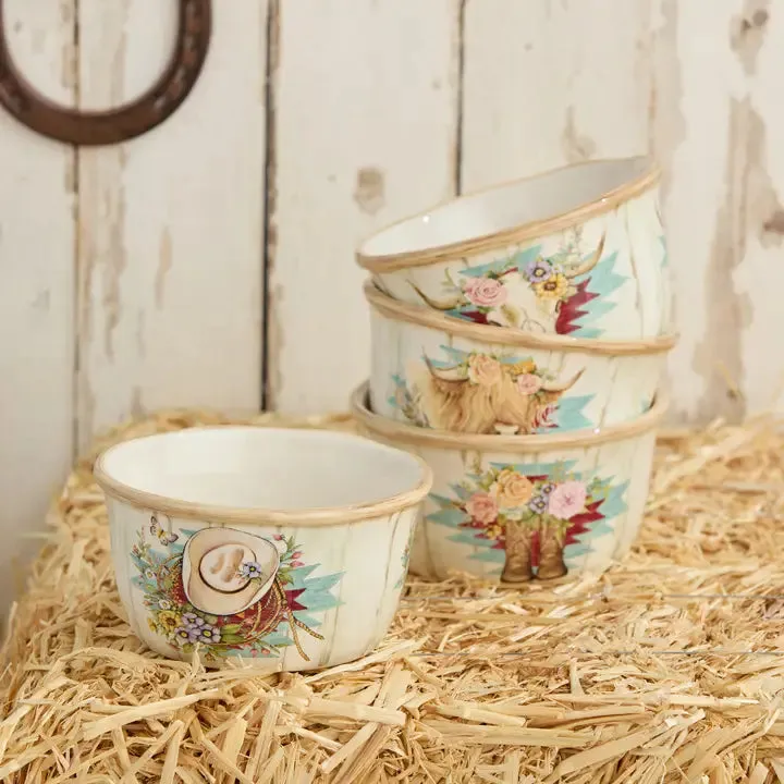 Floral Farm Ice Cream Bowls