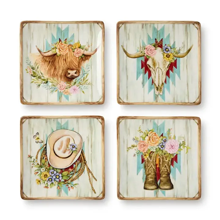 Floral Farm Salad Plates